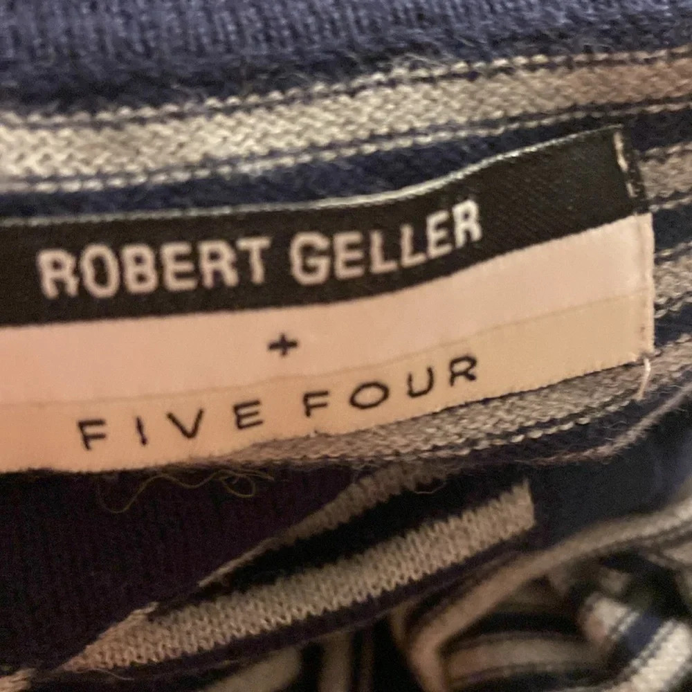 Men’s Five Four Robert Geller Grant long sleeve shirt S/M Striped 100% Cotton - Picture 5 of 6